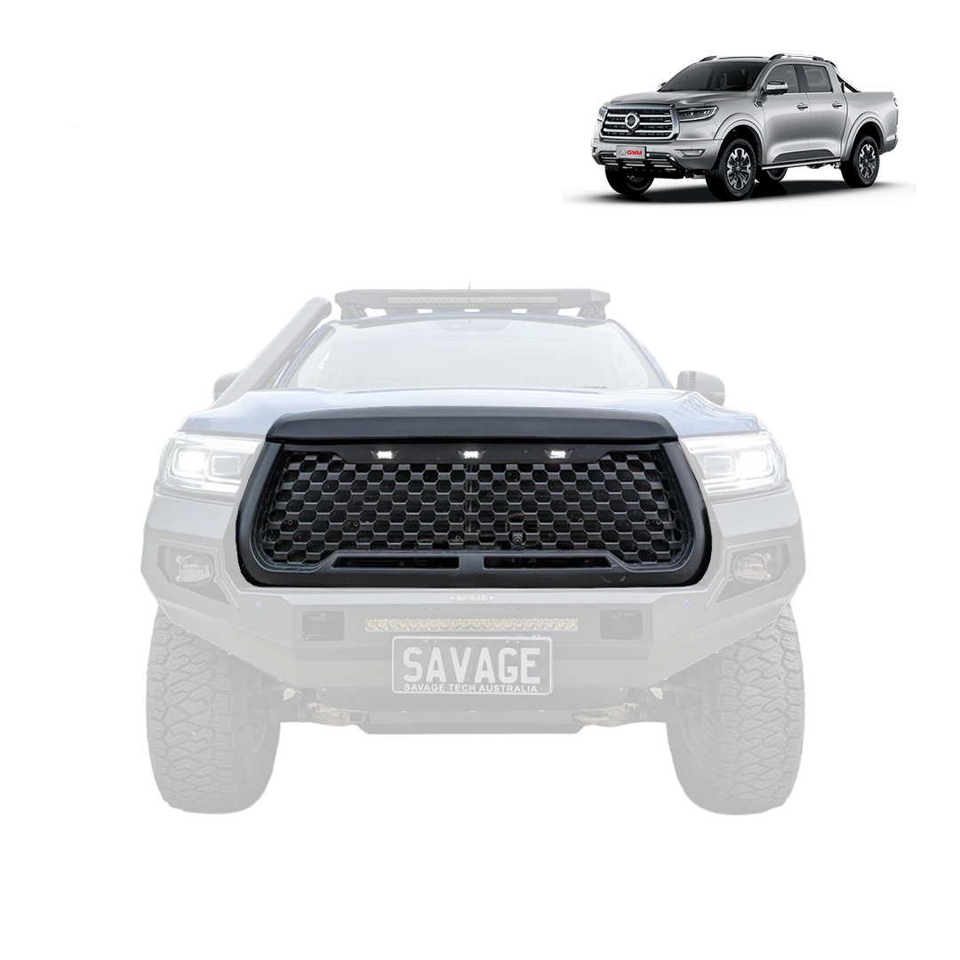 GWM CANNON GRILLE 2 WITH RADAR BRACKET 2020-2024