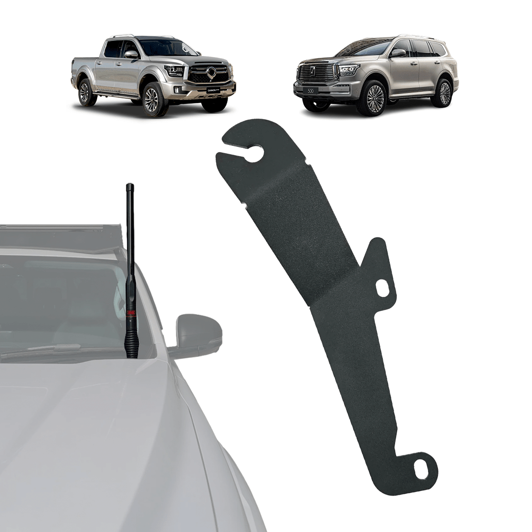 GWM ALPHA / GWM TANK 500 UHF ANTENNA BRACKET BONNET MOUNT - Savage Tech Australia