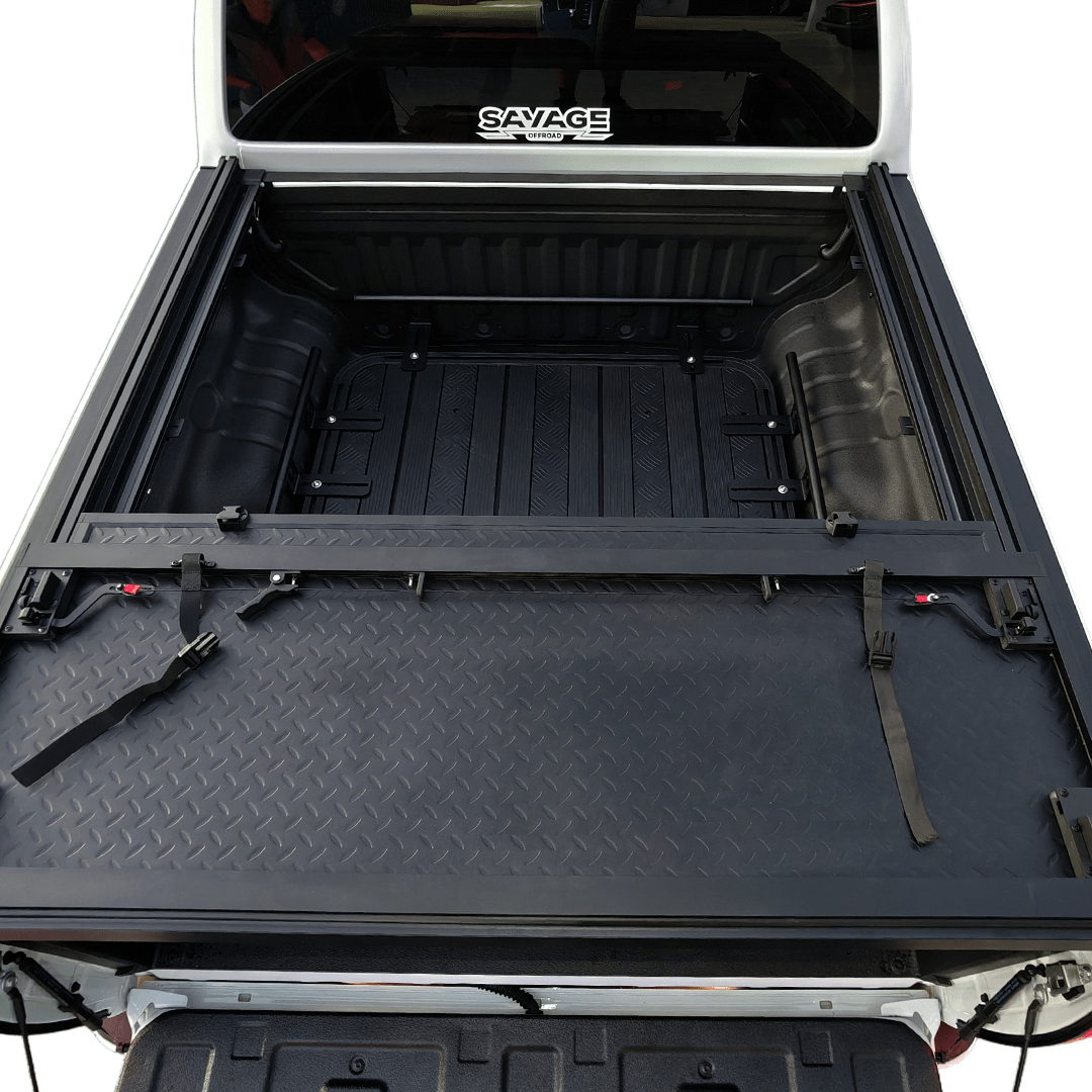 SAVAGE GLIDELOCK TRIFOLD HARD LID COVER – GWM CANNON 2020+ TONNEAU - Savage Tech Australia