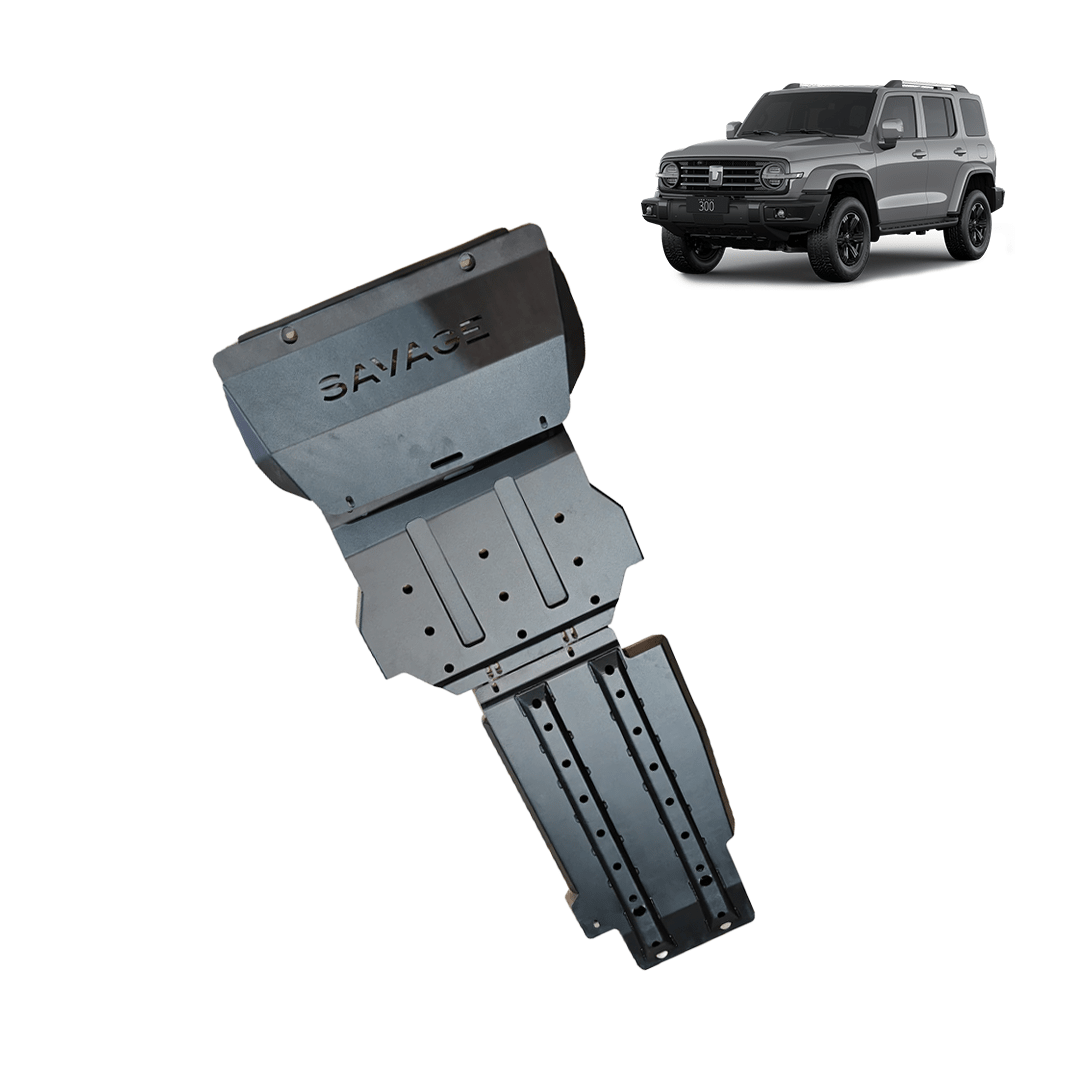TANK 300 STAINLESS UNDERBODY BASH PLATES (3 Piece) - Savage Tech Australia