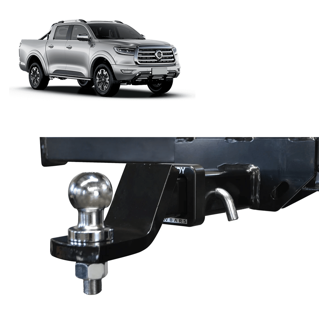 GWM CANNON 2020+ TOW BAR FOR BASE,L,X, VANTA & ULTRA INCLUDING FACELIFT - Savage Tech Australia