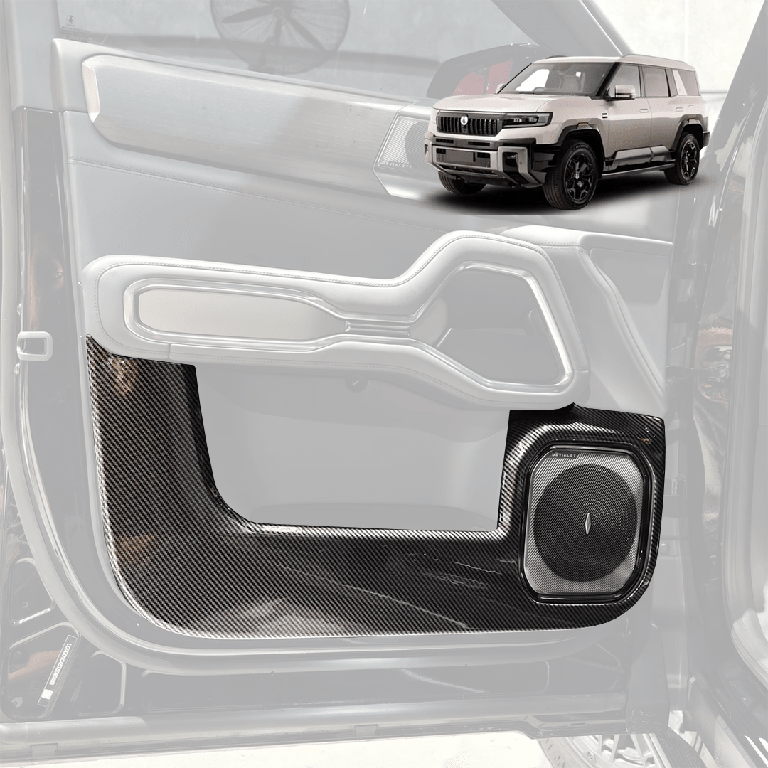 CARBON SERIES DOOR CARD SCUFF PROTECTORS DENZA B8 2026+ - Savage Tech Australia