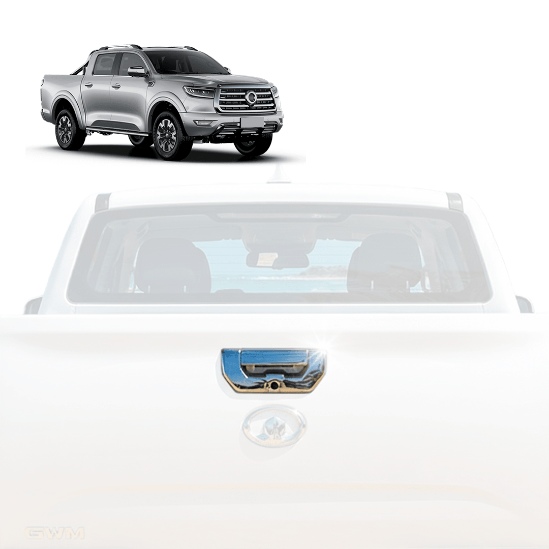 GWM CANNON TAILGATE DOOR HANDLE - CHROME - Savage Tech Australia