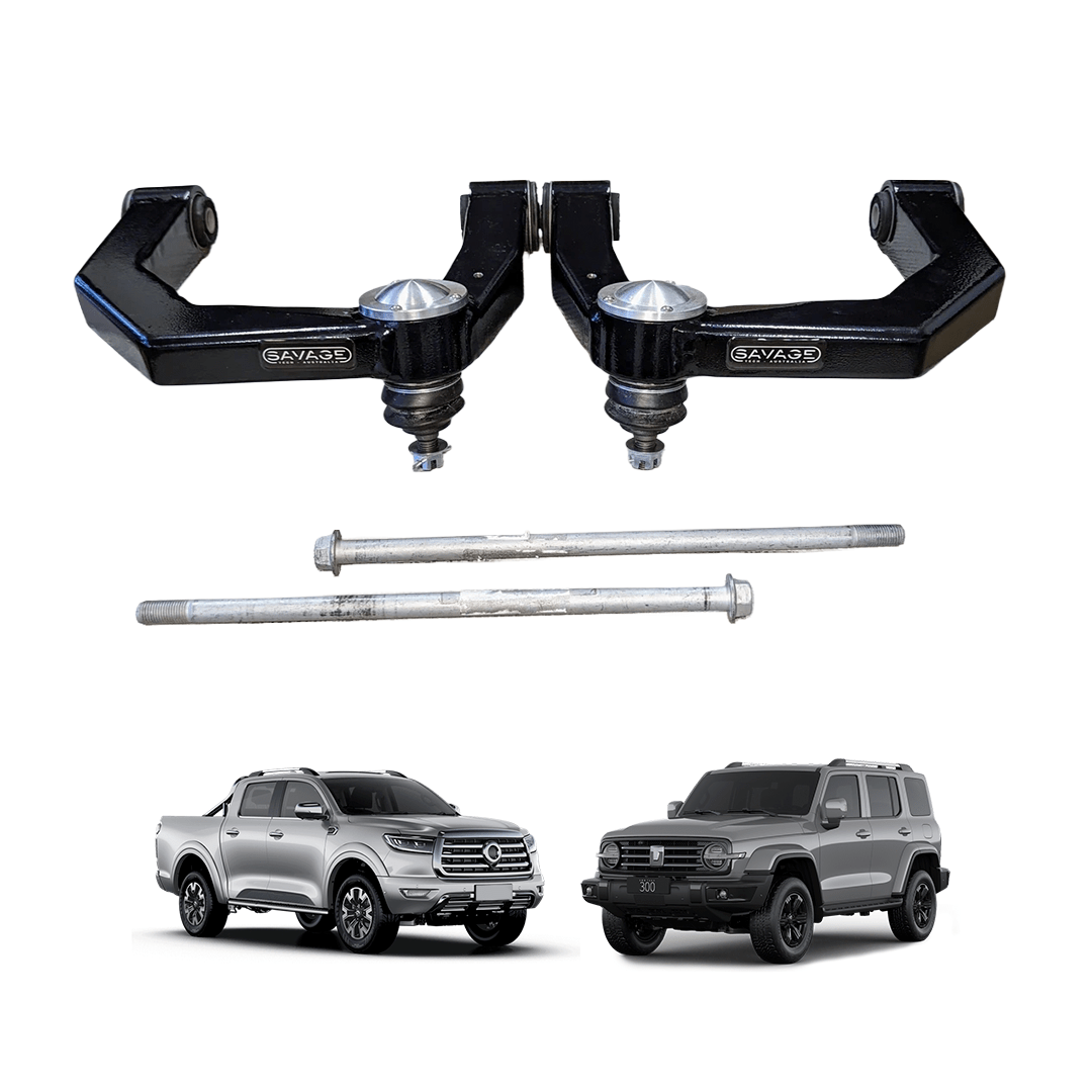 SAVAGE UPPER CONTROL ARMS SUITS GWM CANNON & TANK 300 - Savage Tech Australia