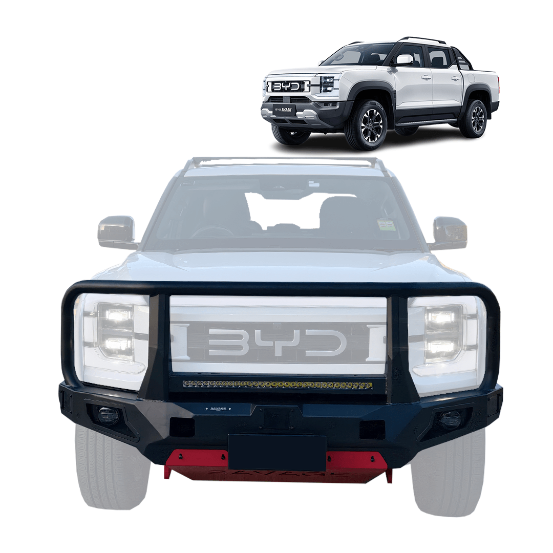 BYD SHARK 6 SAVAGE ATTACK HOOPED BULL BAR - Savage Tech Australia