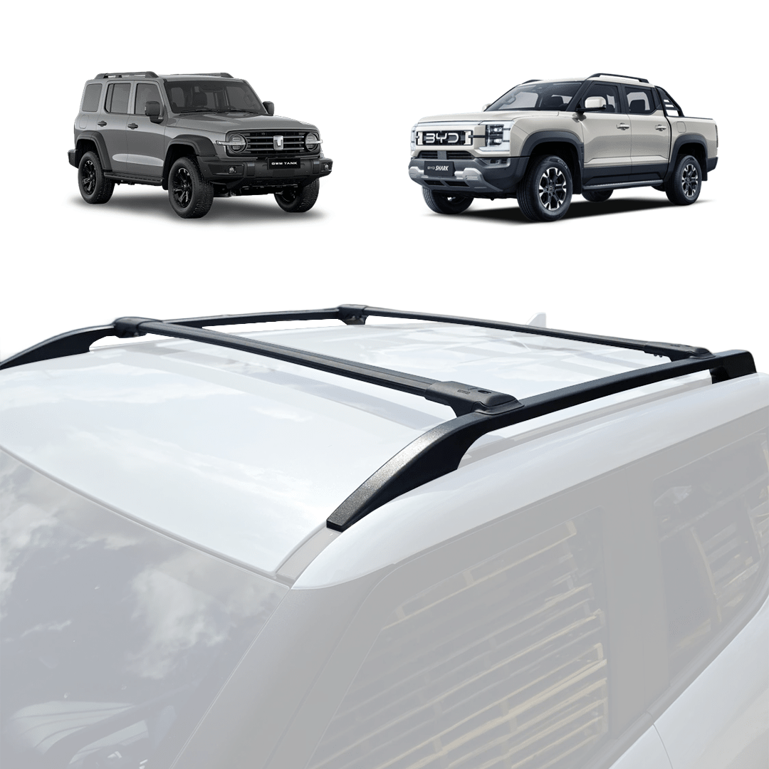 UNIVERSAL ADJUSTABLE ROOF CROSS BARS – FITS BYD SHARK 6, TANK 300 - Savage Tech Australia