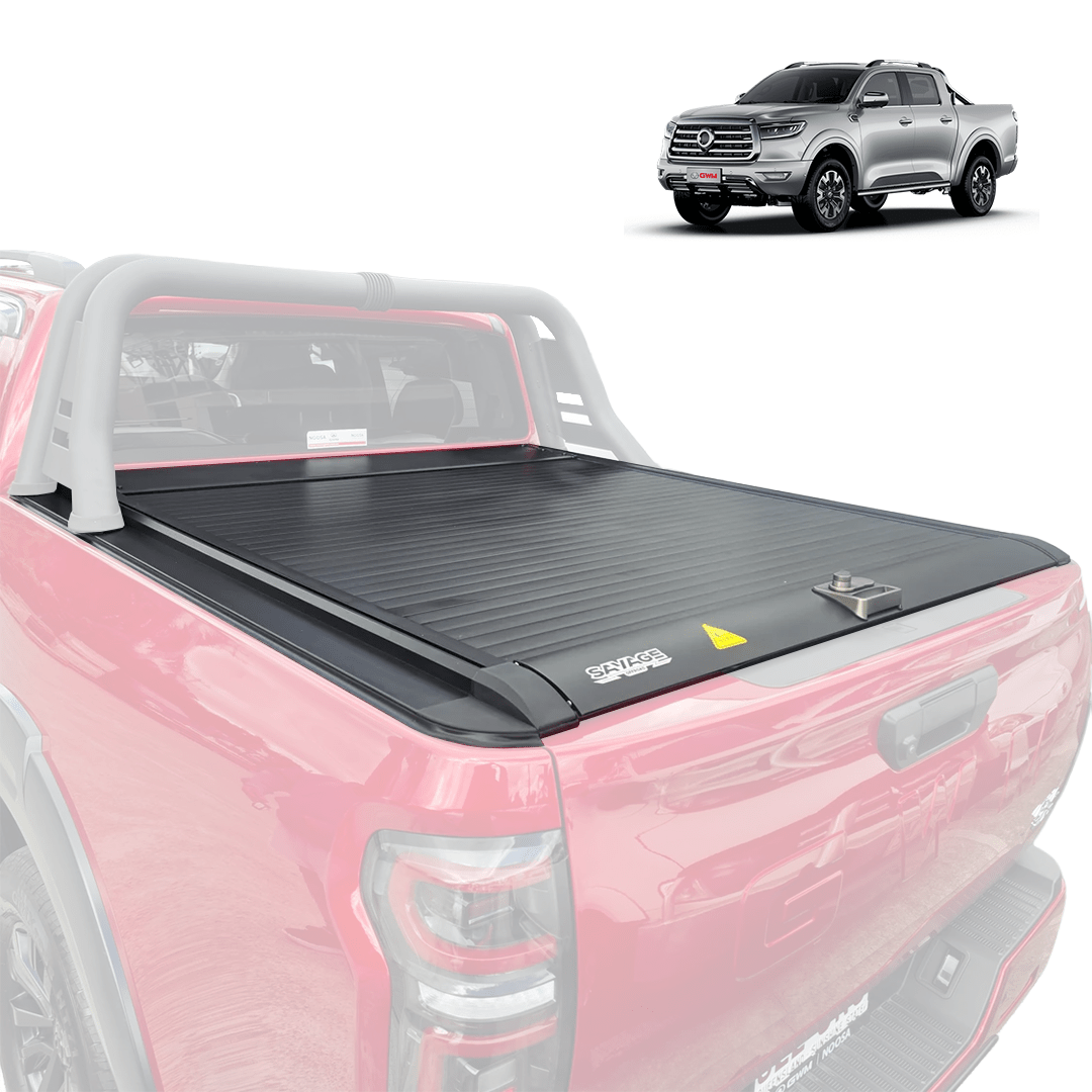 GWM CANNON MANUAL SAVAGE ROLLERVAULT ROLLER SHUTTER/HARD TONNEAU COVER FOR ALL MODELS - Savage Tech Australia