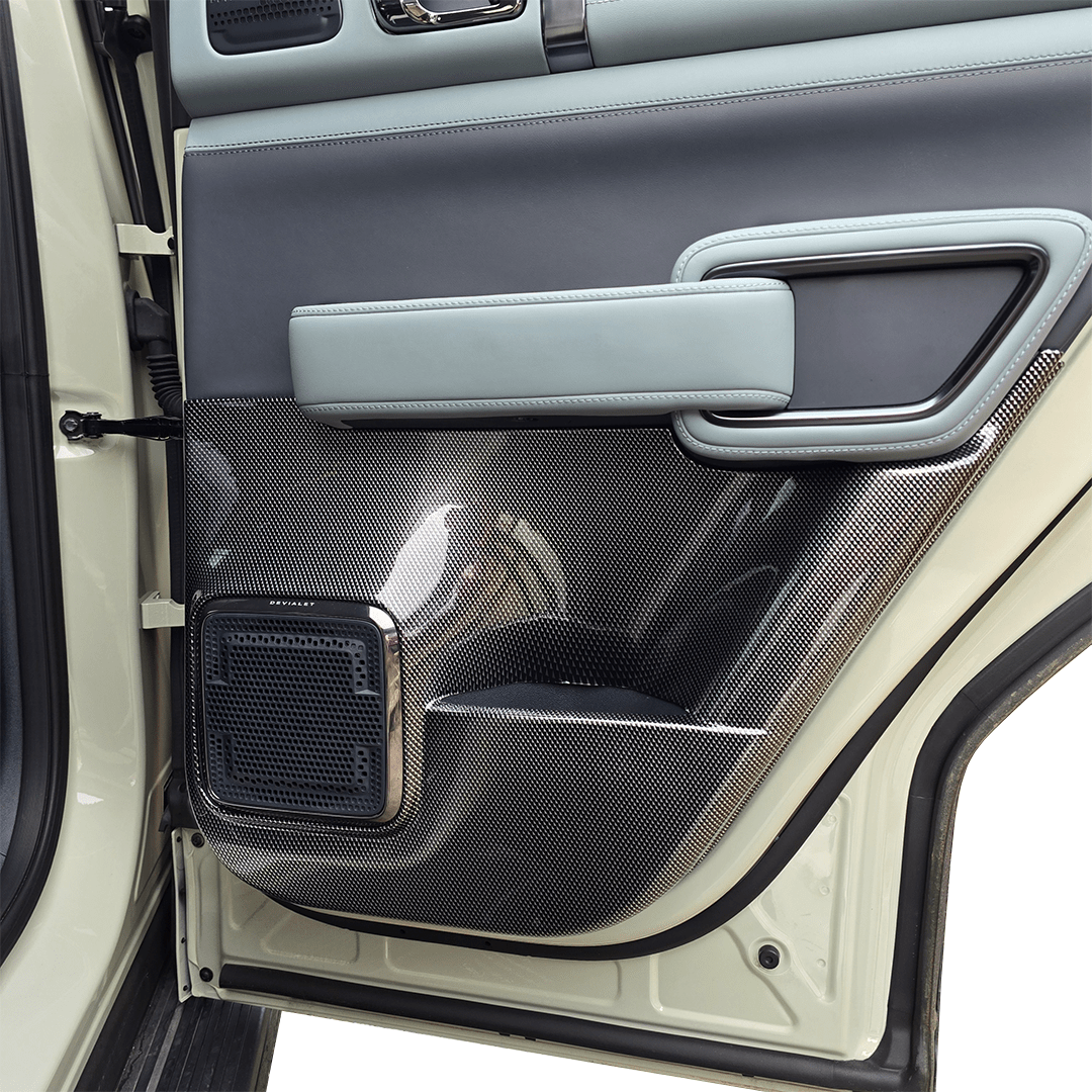 CARBON SERIES DOOR CARD SCUFF PROTECTORS DENZA B5 2026+ - Savage Tech Australia