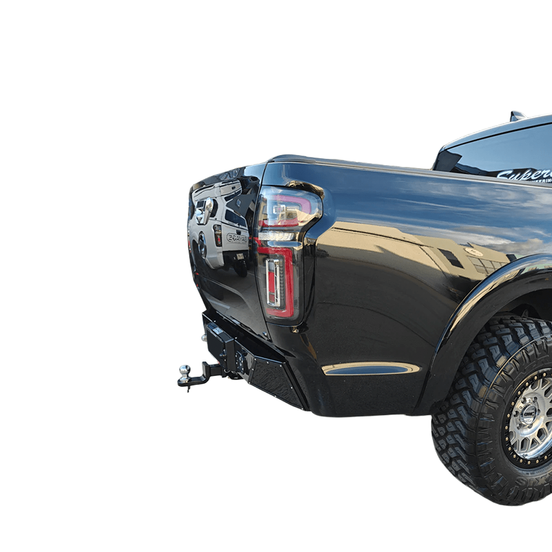 GWM CANNON SAVAGE VERT REAR BAR WITH TOW BAR HITCH RECEIVER - Savage Tech Australia