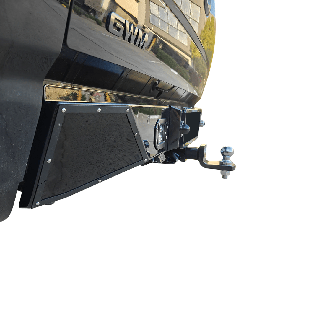 GWM CANNON SAVAGE VERT REAR BAR WITH TOW BAR HITCH RECEIVER - Savage Tech Australia