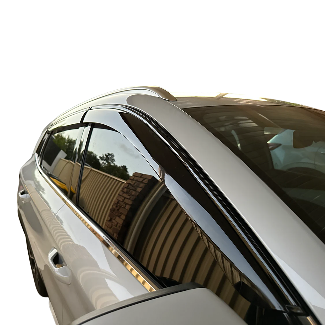 BYD ATTO3 PREMIUM TINTED WEATHERSHIELD (With Black Trim)