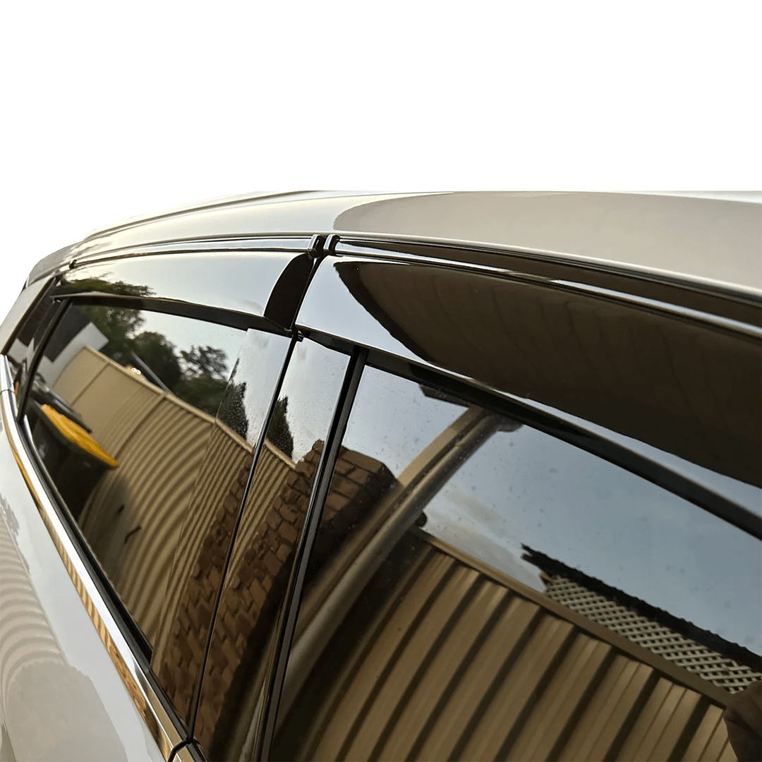 BYD ATTO3 PREMIUM TINTED WEATHERSHIELD (With Black Trim) - Savage Tech Australia