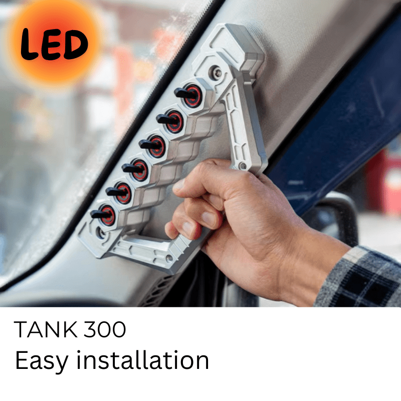 TANK 300 GRAB HANDLE 6 WAY LIGHT SWITCH - Savage Tech Australia