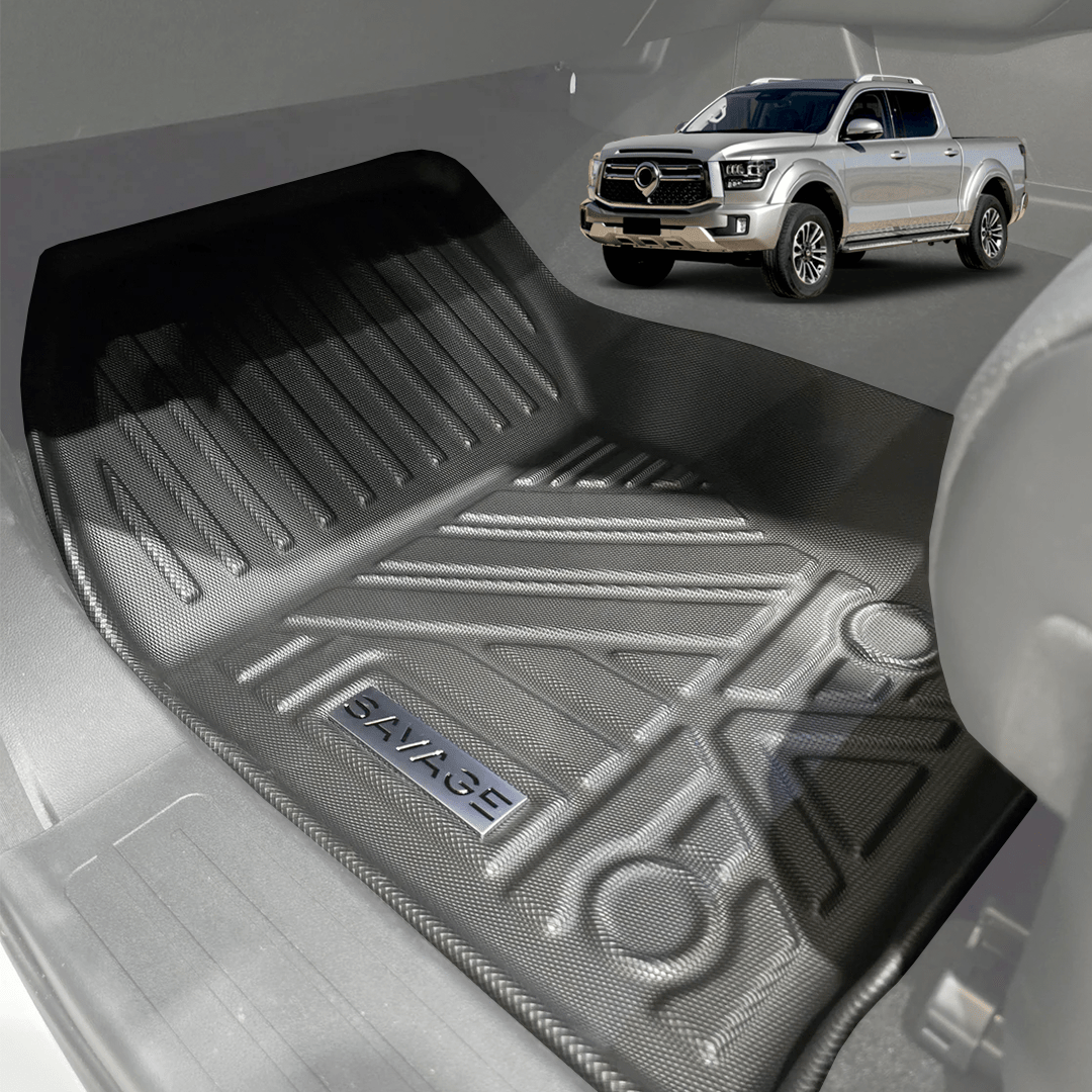 GWM ALPHA 3D MOULDED FLOOR MATS (NOT CANNON) - Savage Tech Australia
