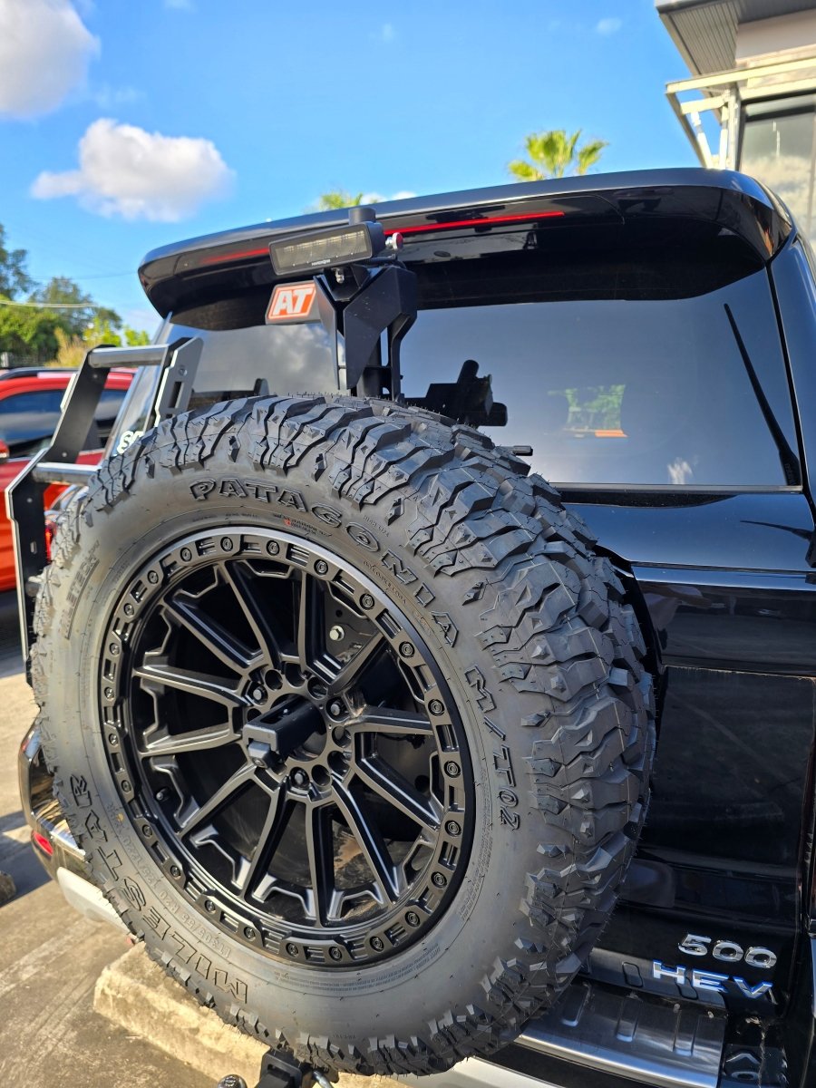 TANK 500 SPARE WHEEL CARRIER WITH LADDER - Savage Tech Australia