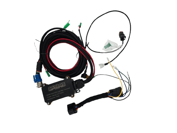 TANK 500 SAVAGE HIGH BEAM TRIGGER HARNESS AND PIGGY-BACKS - Savage Tech Australia