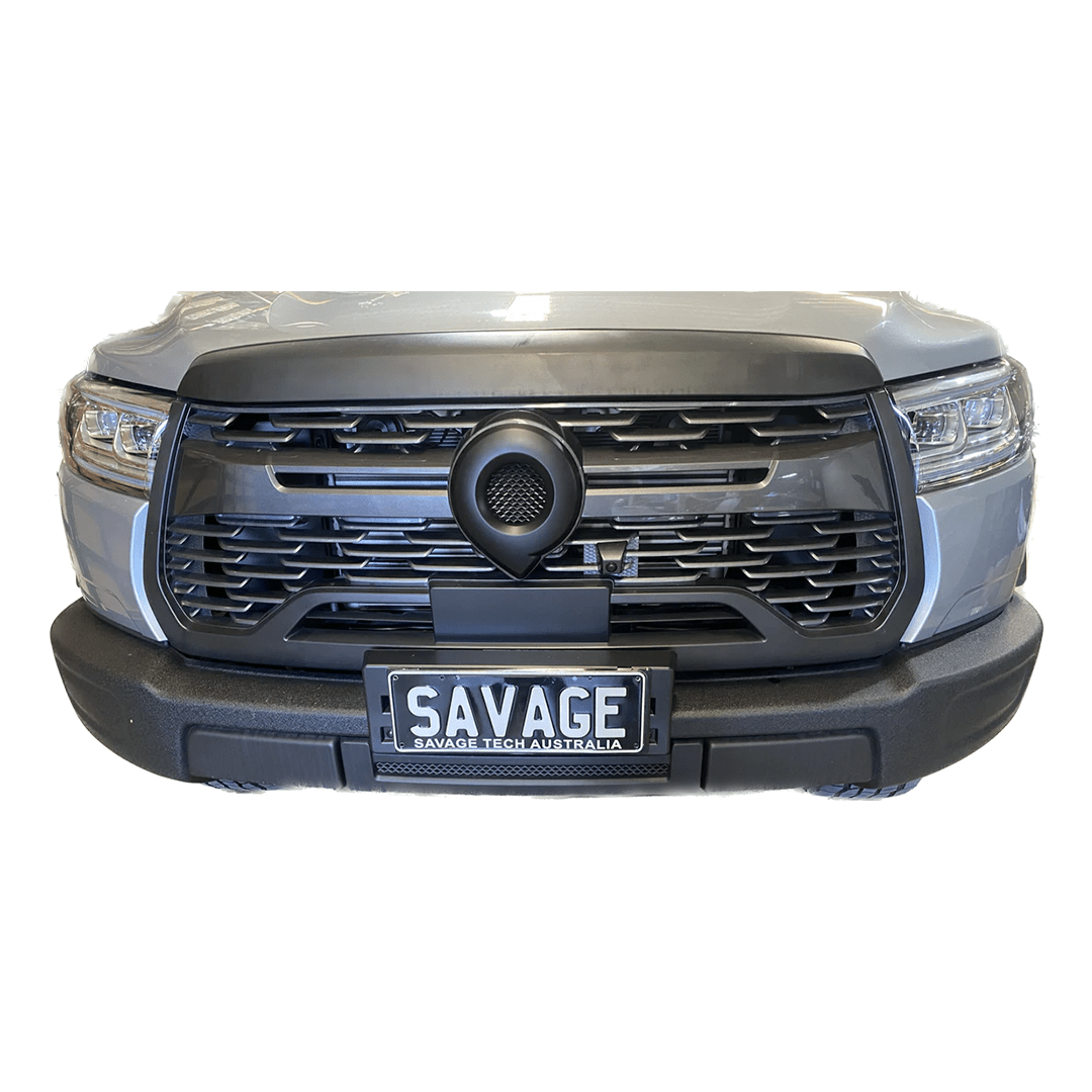 GWM Cannon XSR Front GRILLE Logo Blackout Cover 2022-2024 - Savage Tech Australia