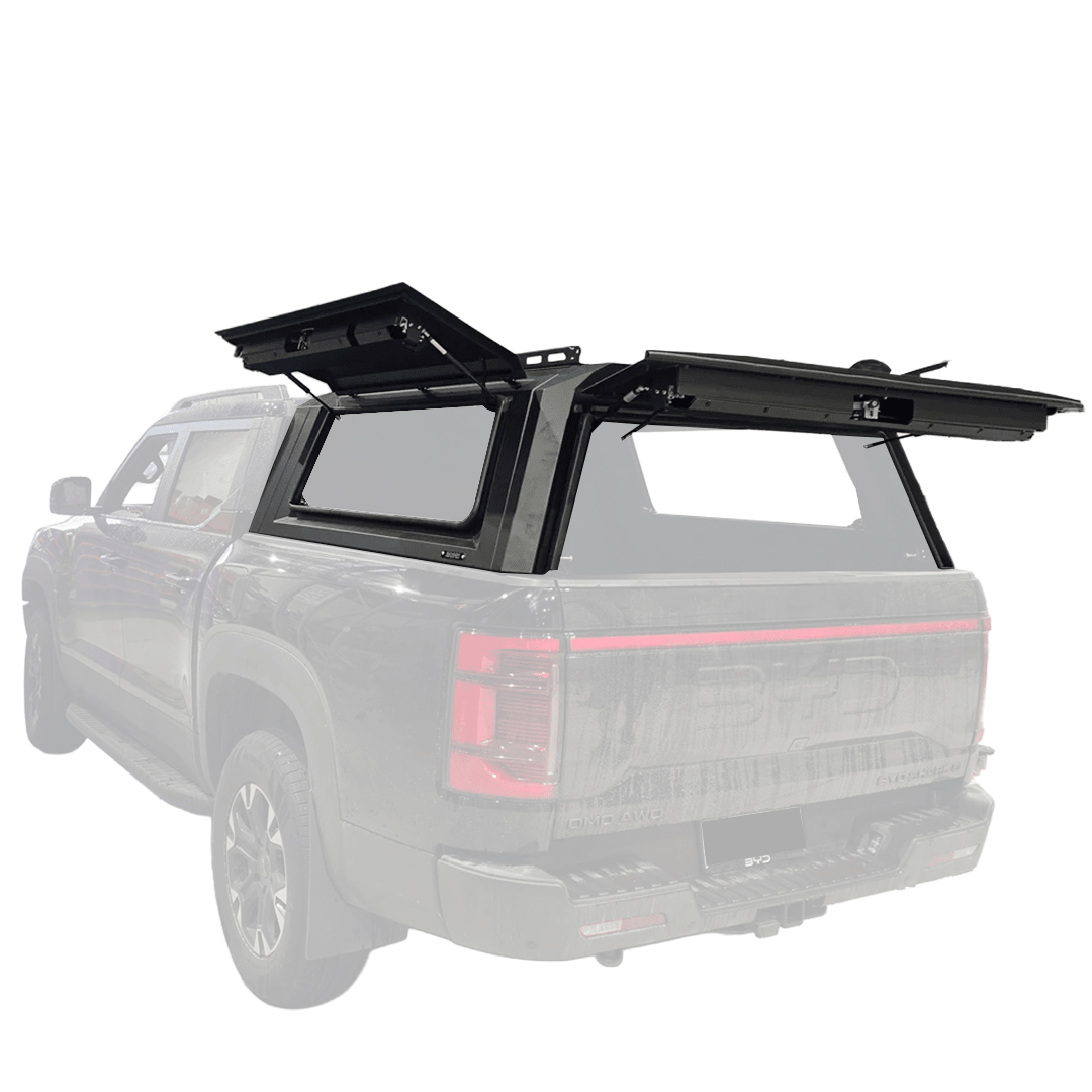 BYD SHARK 6 FLAT PACK ALLOY/ ALUMINIUM CANOPY WITH CENTRAL LOCKING - Savage Tech Australia