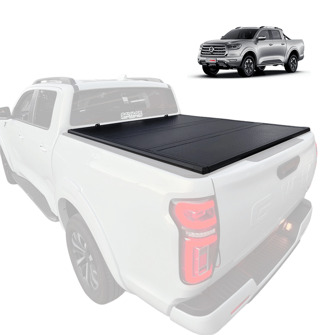 SAVAGE GLIDELOCK TRIFOLD HARD LID COVER – GWM CANNON 2020+ TONNEAU - Savage Tech Australia