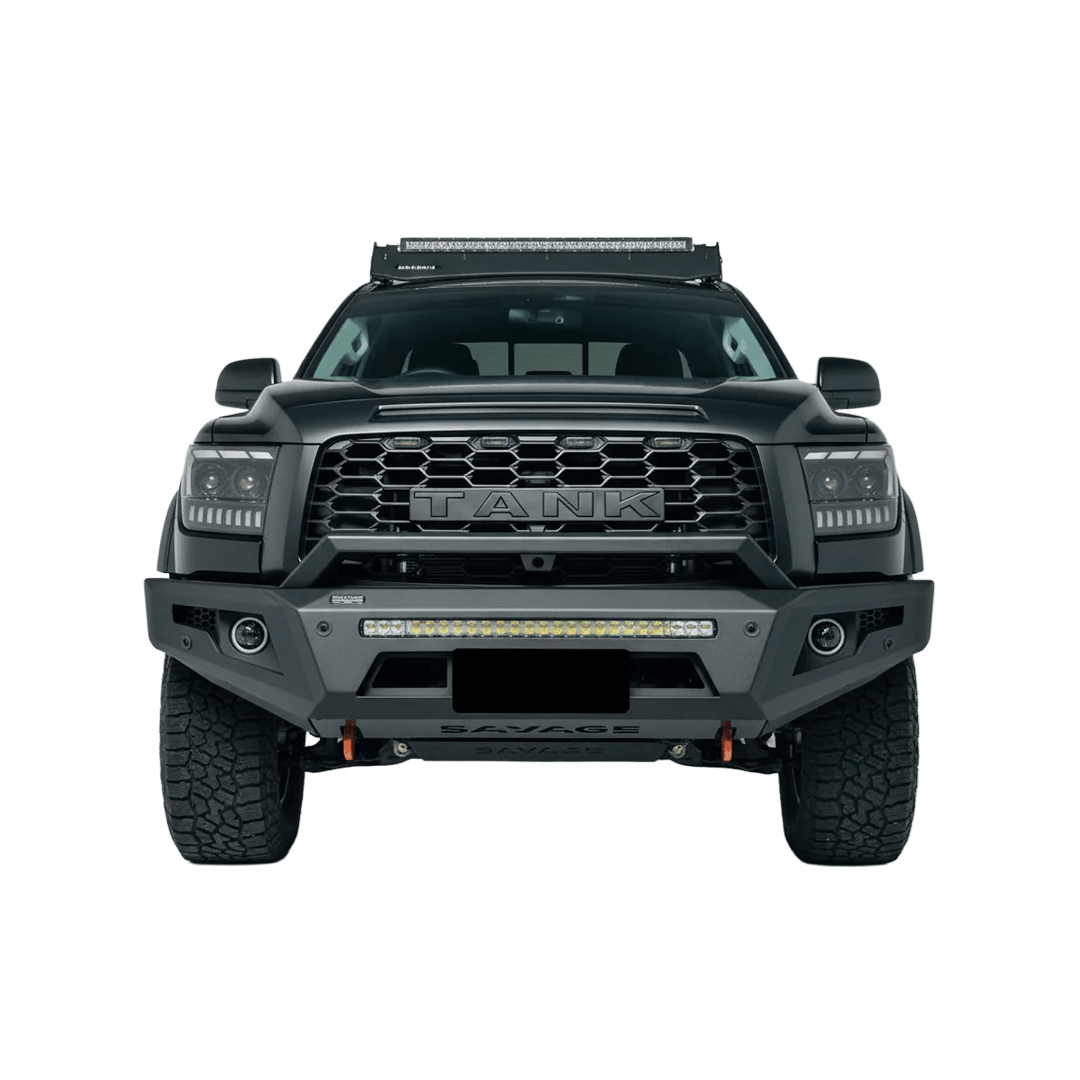 GWM TANK 500 ARMOUR FORGED HOOPLESS BULL BAR - Savage Tech Australia