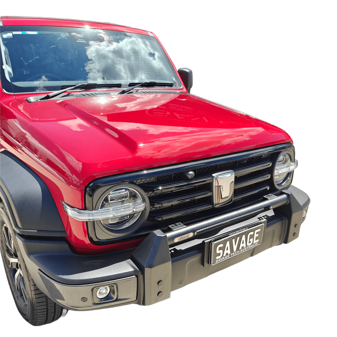 Tank 300 SAVAGE IMPACT NUDGE BAR (OPTIONAL LIGHT BAR AVAILABLE)Suits PETROL DIESEL & HEV - Savage Tech Australia