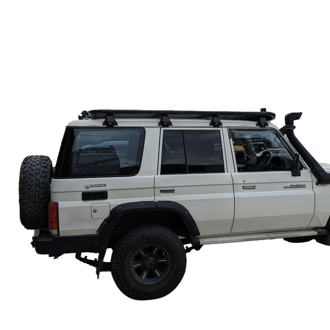 TOYOTA LAND CRUISER LC76 ROOF PLATFORM WITH INTEGRATED LIGHT BAR - Savage Tech Australia