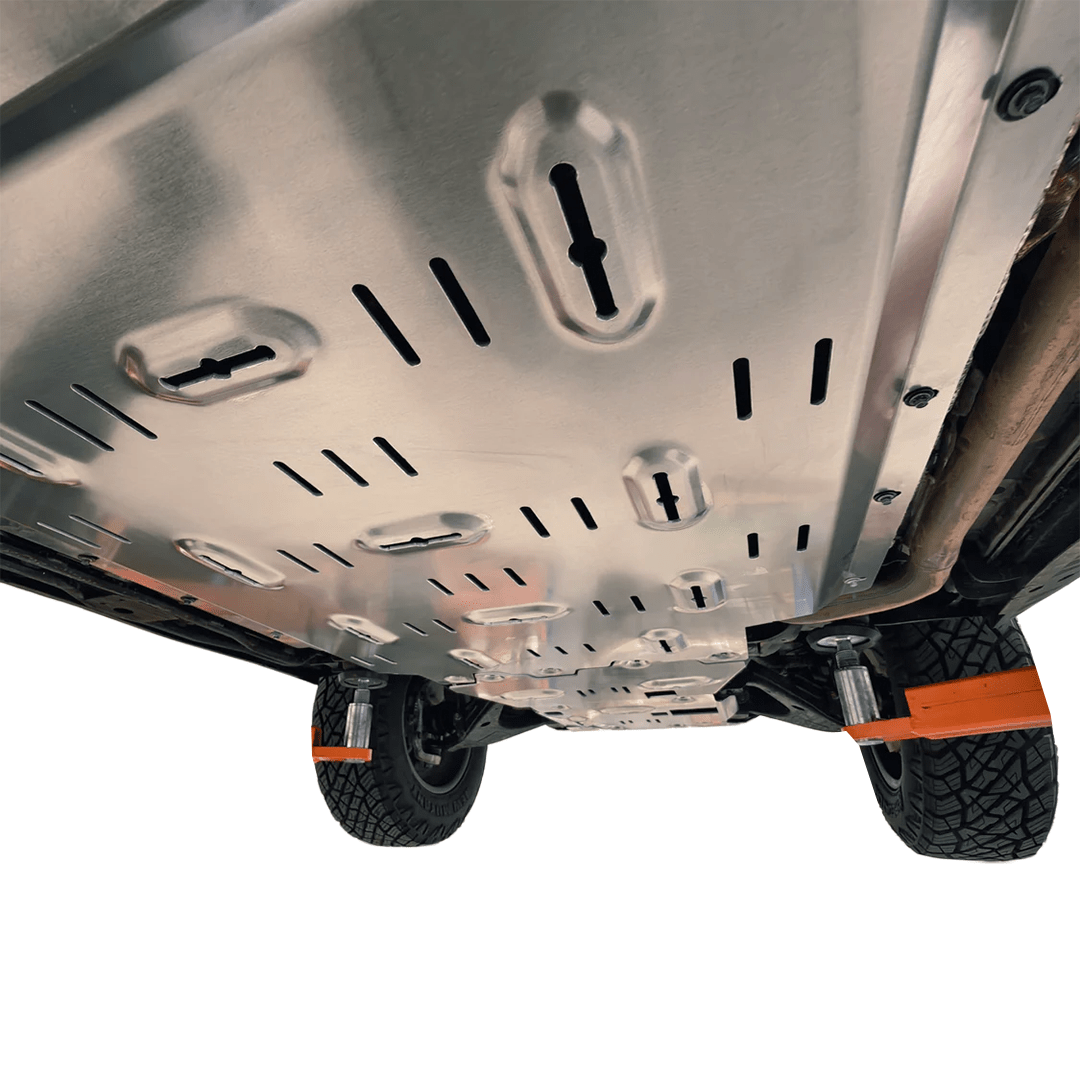 SAVAGE FULL ARMOUR ALUMINIUM UNDER BODY BASH PLATE PROTECTION KIT DENZA B5 2026+ - Savage Tech Australia