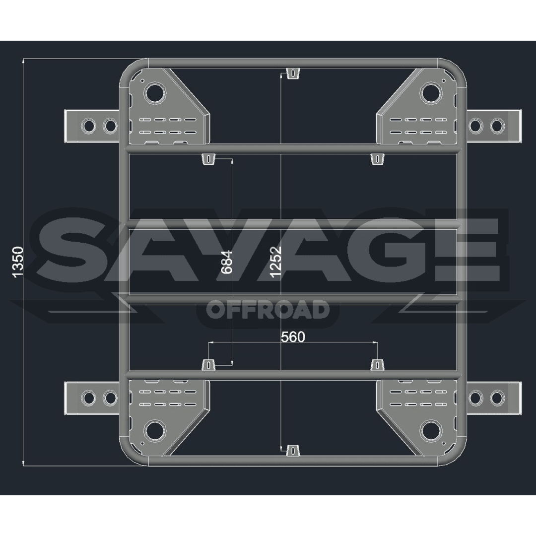 SAVAGE ROLLER SHUTTER TUB RACK - Savage Tech Australia