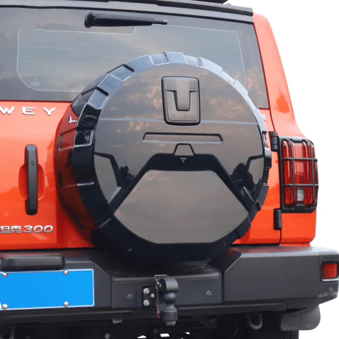 TANK 300 TYRE COVER WITH BLACK LOGO - Savage Tech Australia