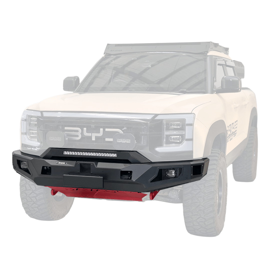 BYD SHARK 6 SAVAGE ATTACK HOOPLESS BULL BAR - Savage Tech Australia