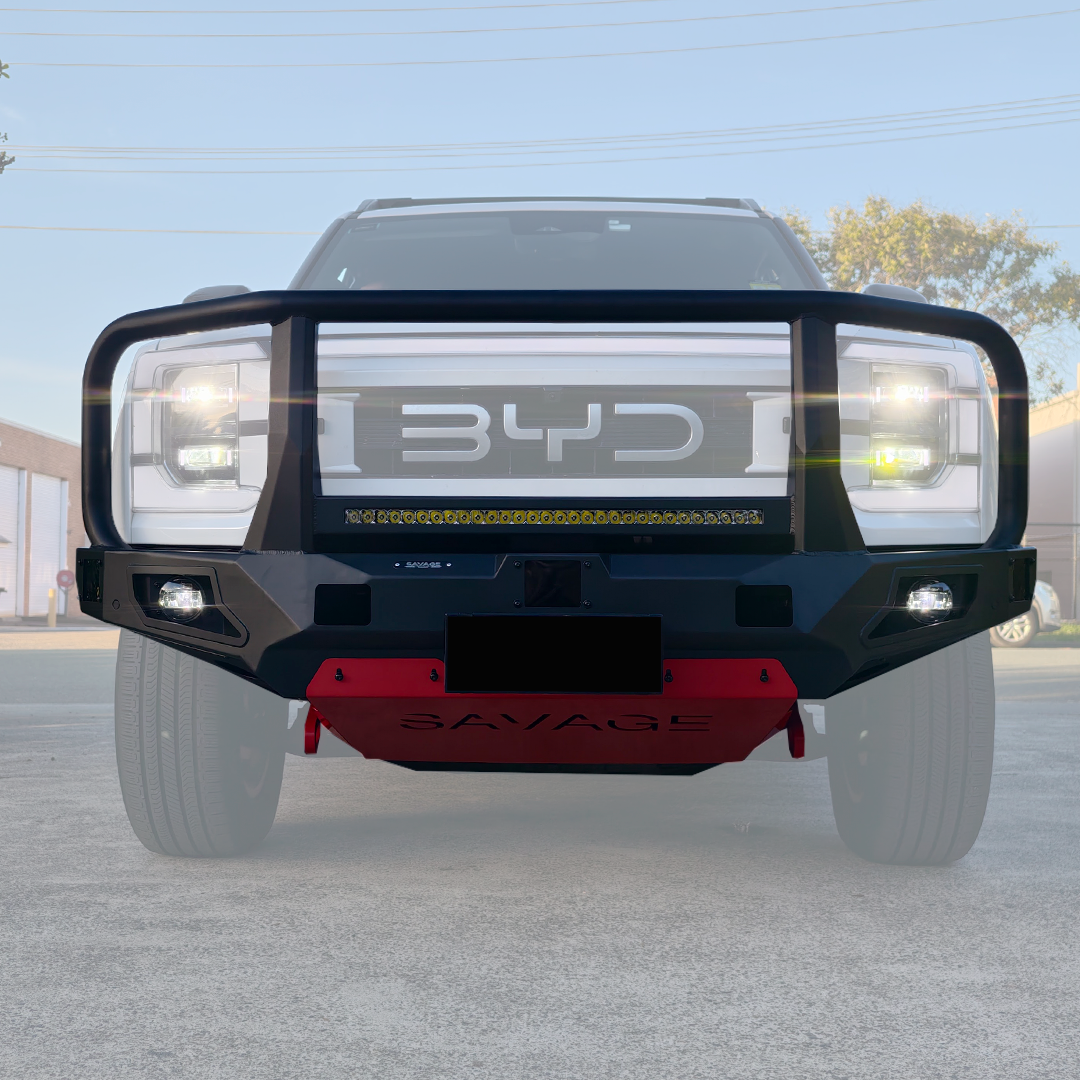 BYD SHARK 6 SAVAGE ATTACK HOOPED BULL BAR