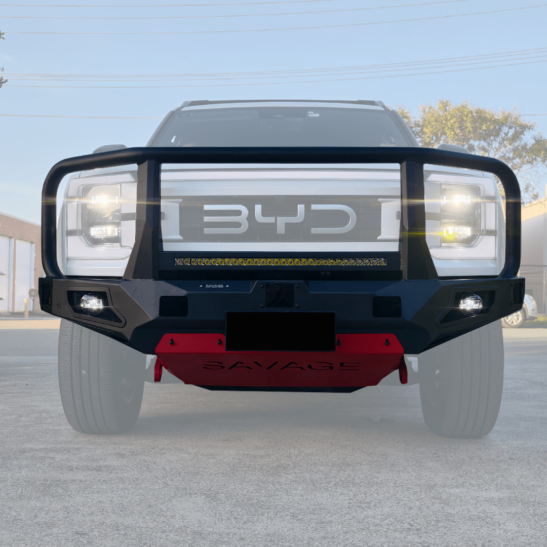 BYD SHARK 6 SAVAGE ATTACK HOOPED BULL BAR - Savage Tech Australia