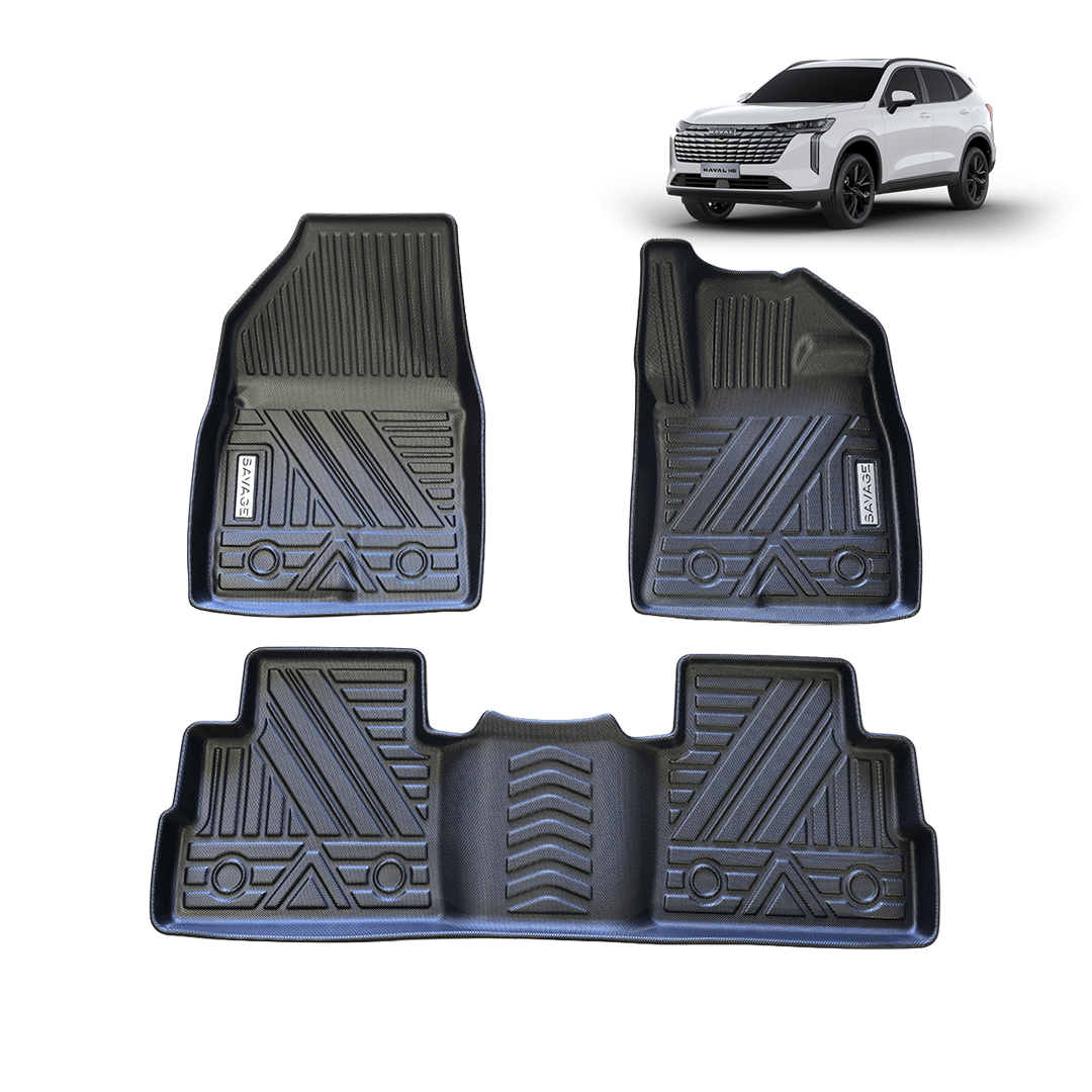 Haval H6 & H6 GT 3D Deep Floor Mats - Savage Tech Australia