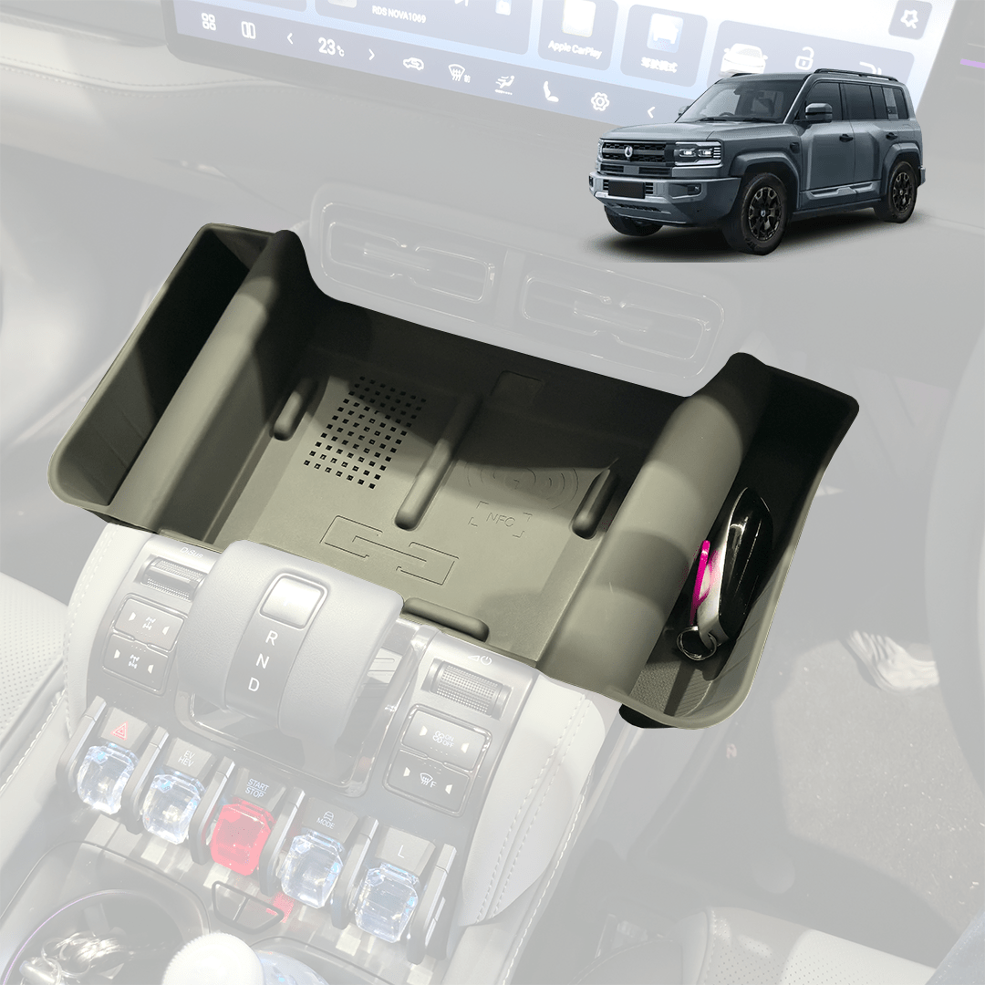 SILICONE WIRELESS CHARGING TRAY PROTECTOR WITH POCKETS DENZA B5 2026+ - Savage Tech Australia