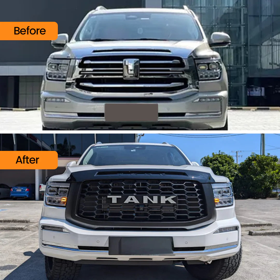 TANK 500 BONNET NOSE BLACKOUT (GLOSS)