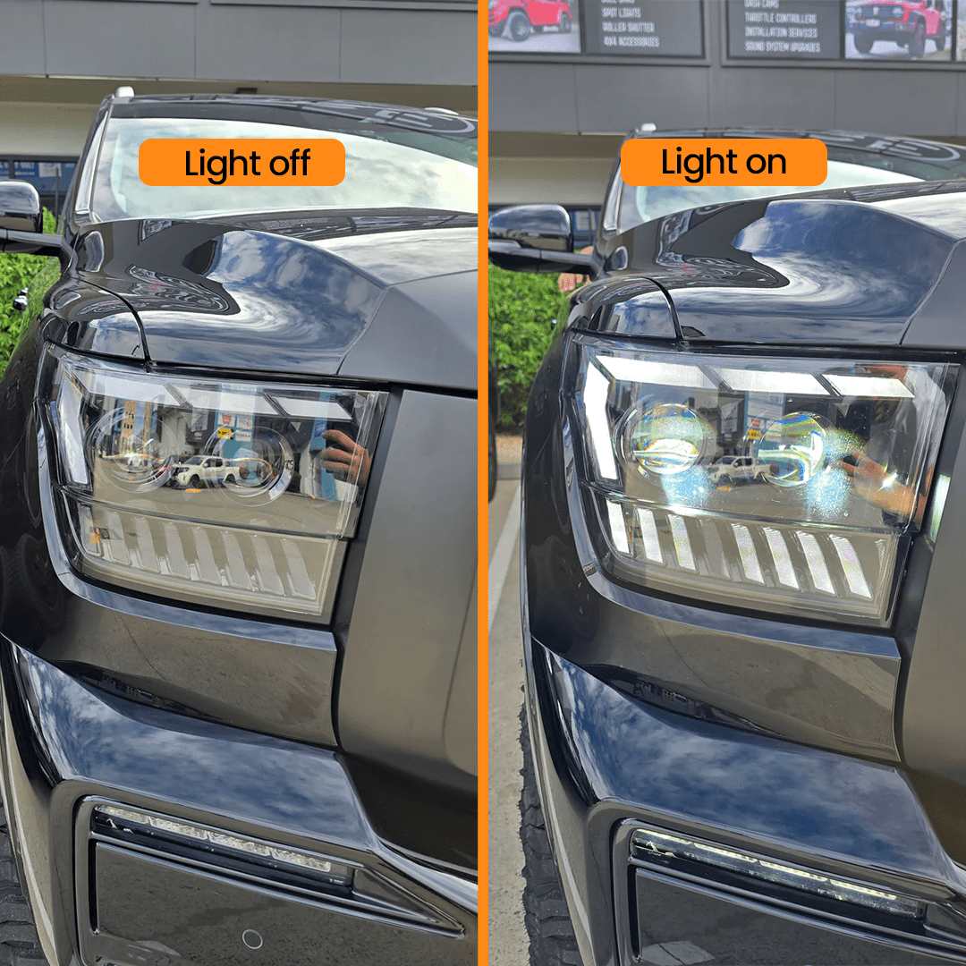 TANK 500 UPGRADED LED HEADLIGHTS - Savage Tech Australia