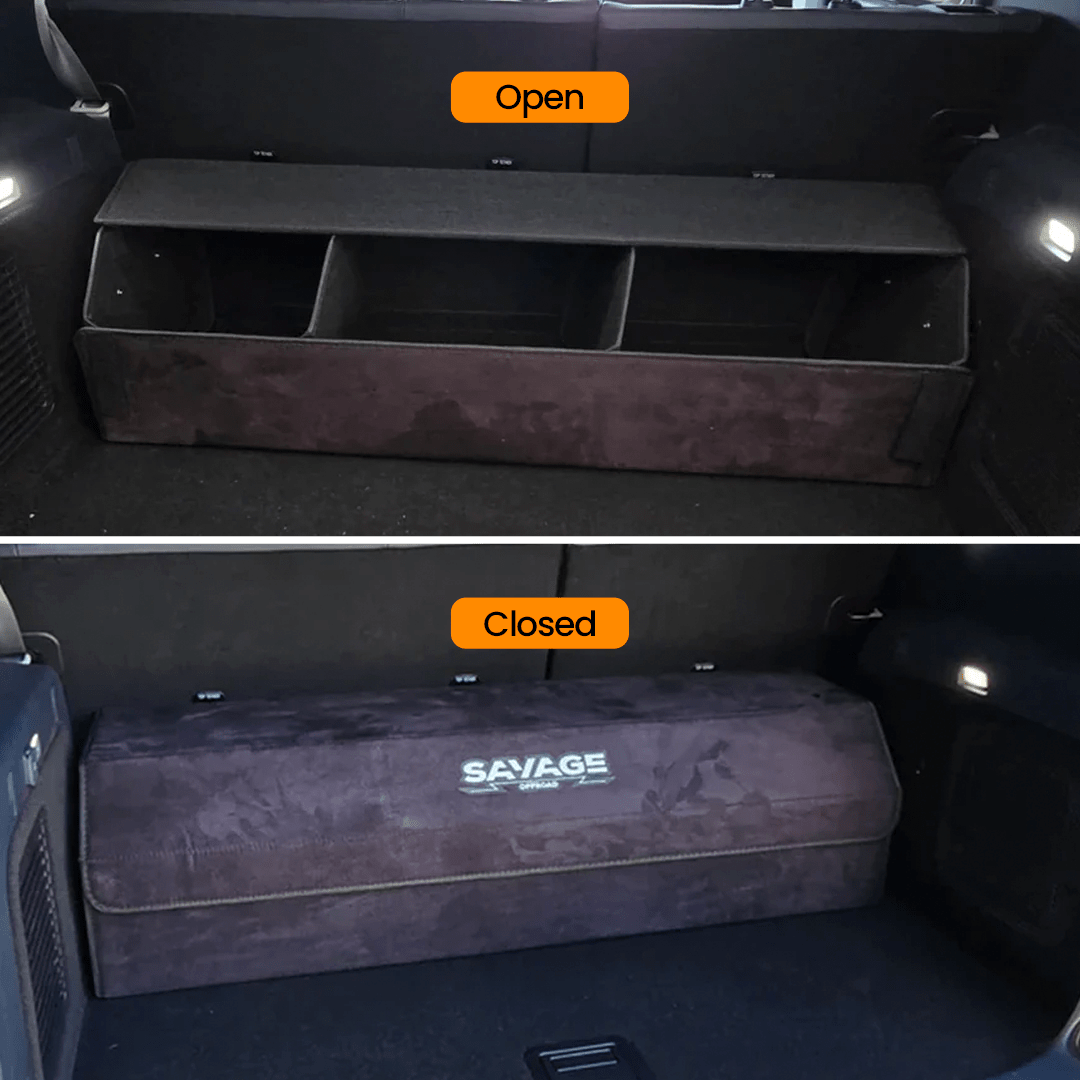 SAVAGE PREMIUM REAR BOOT STORAGE BOX SUIT DENZA B5 & GWM TANK 500 - Savage Tech Australia