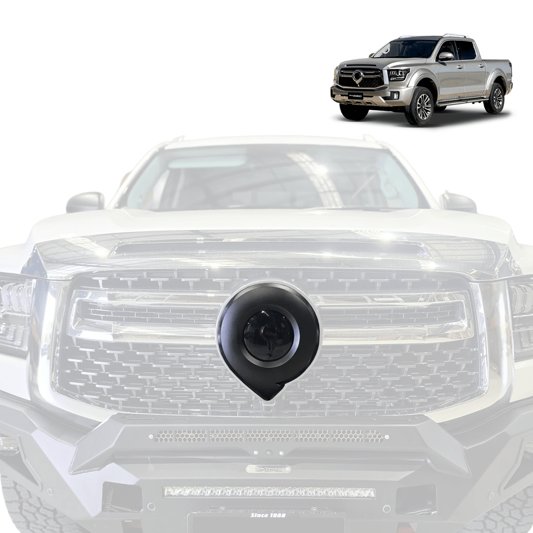 GWM ALPHA FRONT LOGO BLACKOUT COVER - Savage Tech Australia