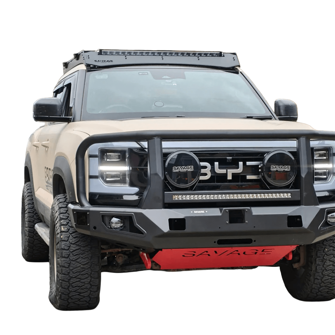 BYD SHARK 6 SAVAGE ATTACK HOOPED BULL BAR - Savage Tech Australia