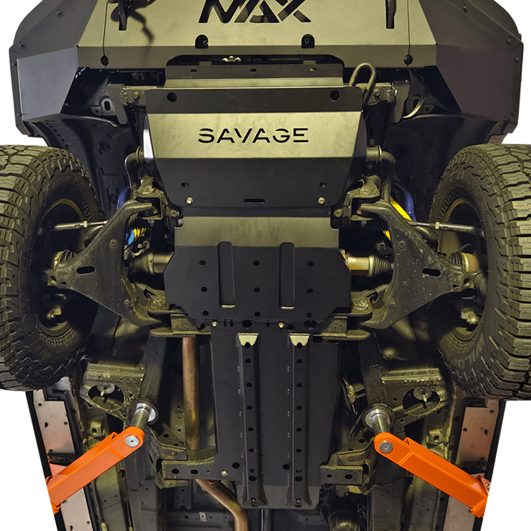 GWM CANNON STAINLESS STEEL SAVAGE UNDERBODY BASH PLATES ( 3 Piece) 2020-2024 - Savage Tech Australia