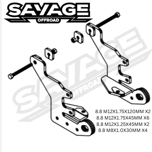 TANK 300 RECOVERY POINTS - Savage Tech Australia