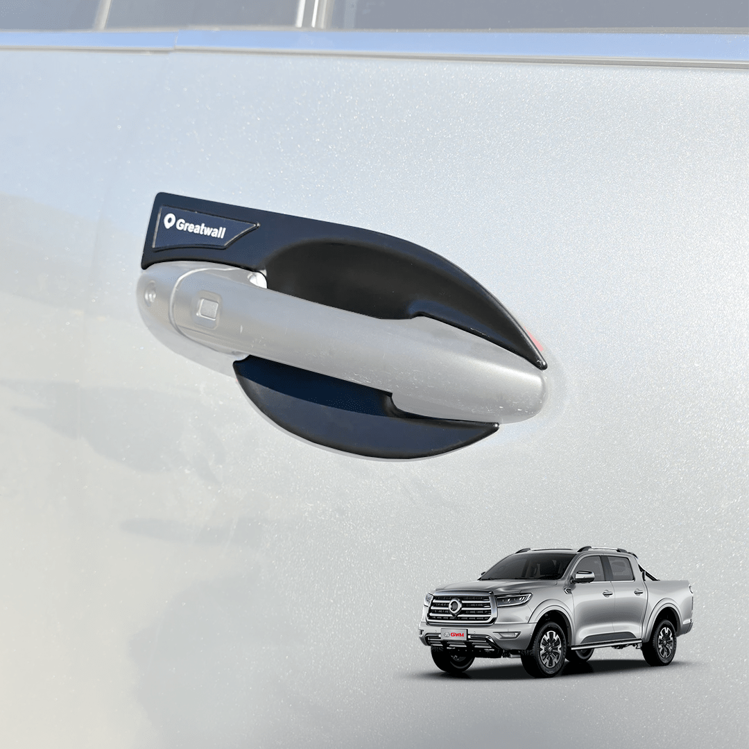 GWM CANNON DOOR HANDLES Scuff BLACKOUT - Savage Tech Australia