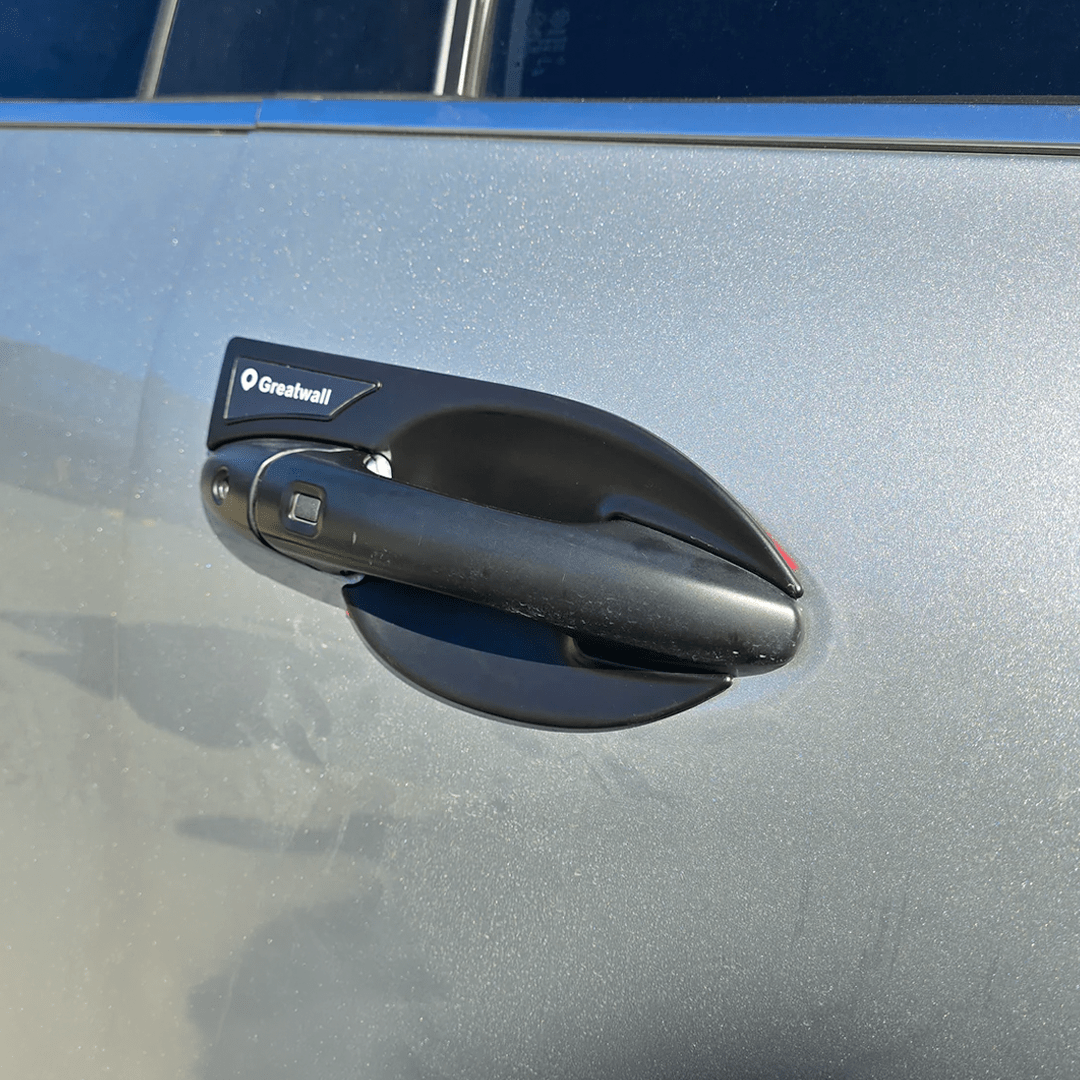 GWM CANNON DOOR HANDLES Scuff BLACKOUT - Savage Tech Australia