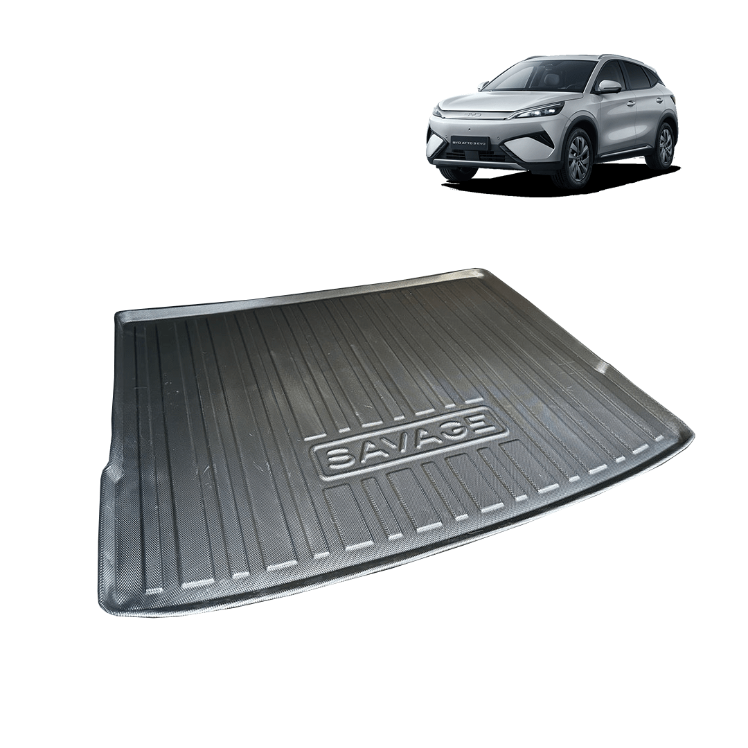 BYD ATTO3 BOOT 3D MOULDED MAT - Savage Tech Australia