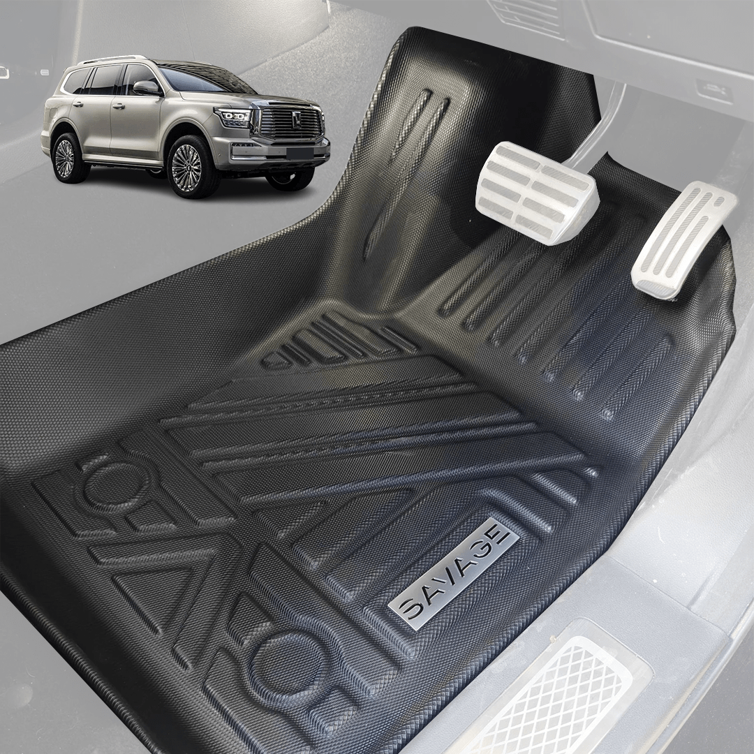 TANK 500 3D MOULDED FLOOR MATS FULL SET (4 rows) - Savage Tech Australia