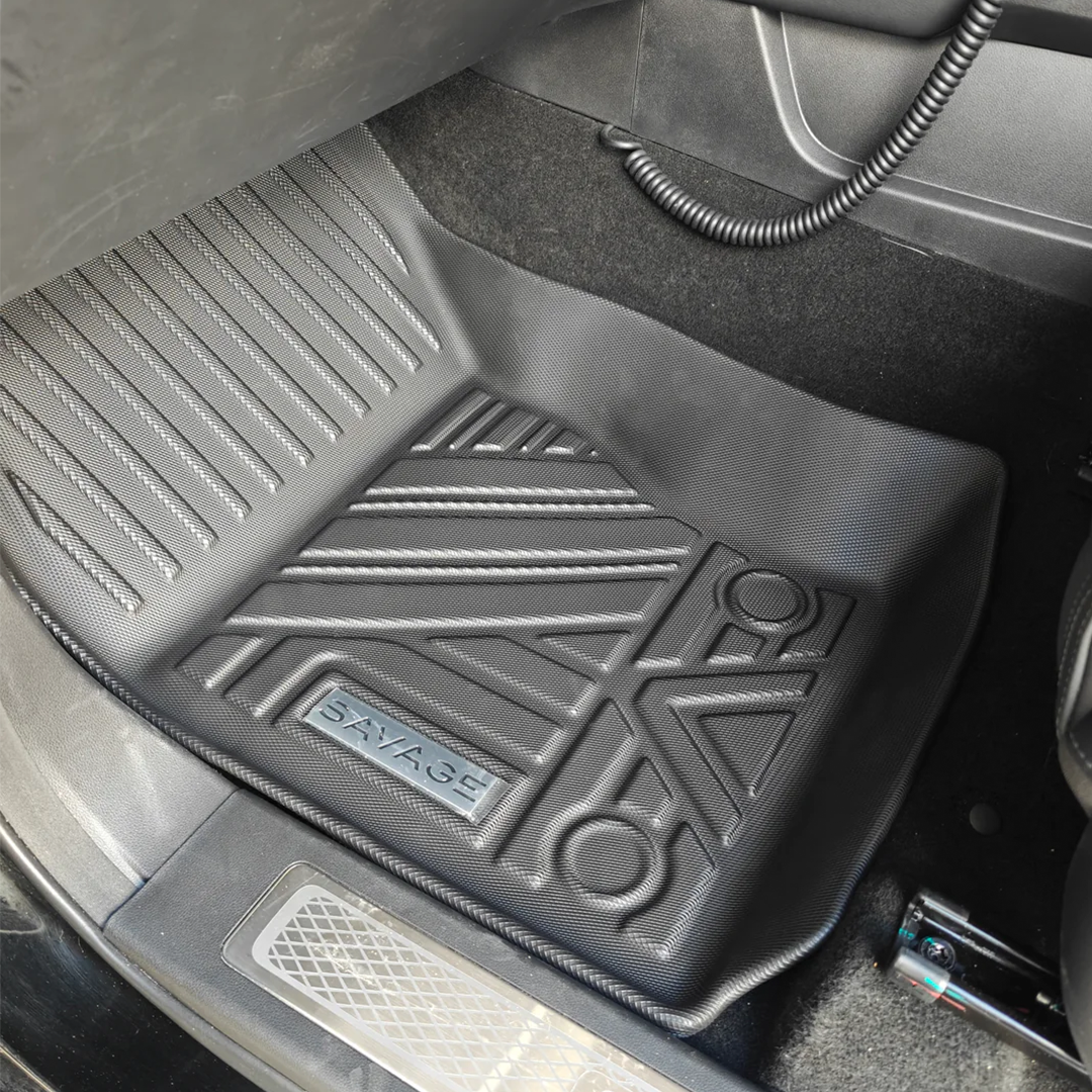 TANK 500 3D MOULDED FLOOR MATS FULL SET (4 rows)