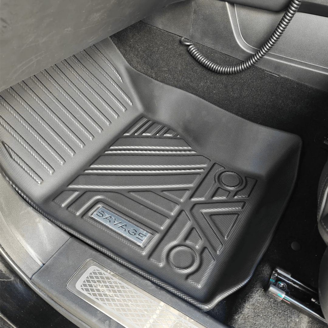 TANK 500 3D MOULDED FLOOR MATS FULL SET (4 rows) - Savage Tech Australia