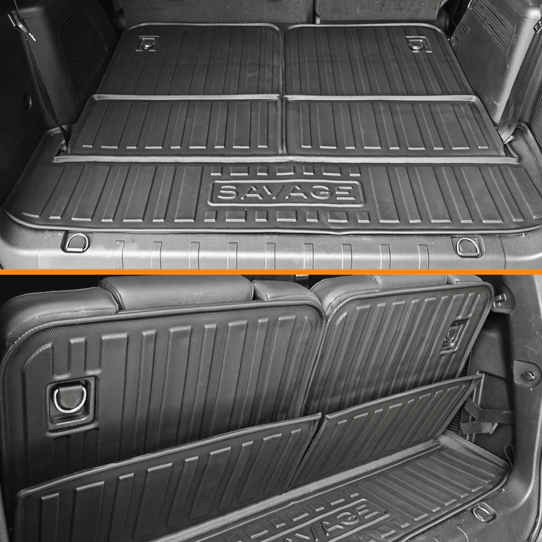 TANK 500 3D MOULDED FLOOR MATS FULL SET (4 rows) - Savage Tech Australia