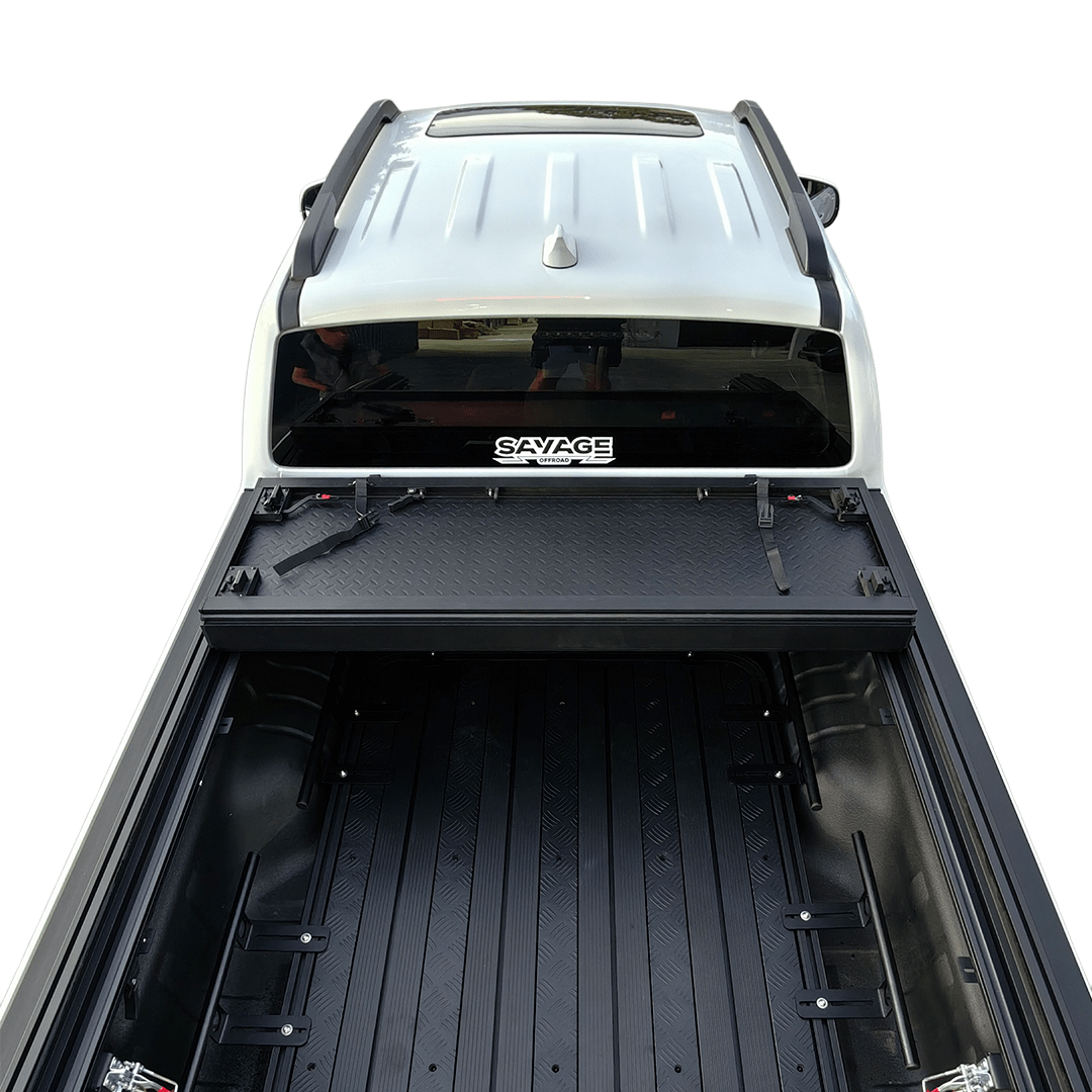 SAVAGE GLIDELOCK TRIFOLD HARD LID COVER – GWM CANNON 2020+ TONNEAU - Savage Tech Australia