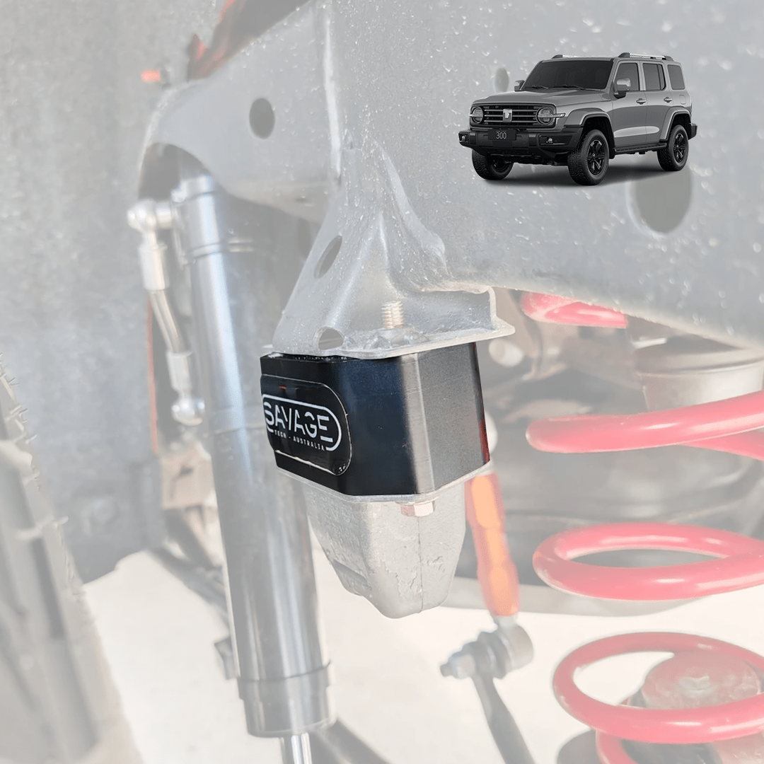 GWM TANK 300 EXTENDED REAR BUMP STOPS - Savage Tech Australia